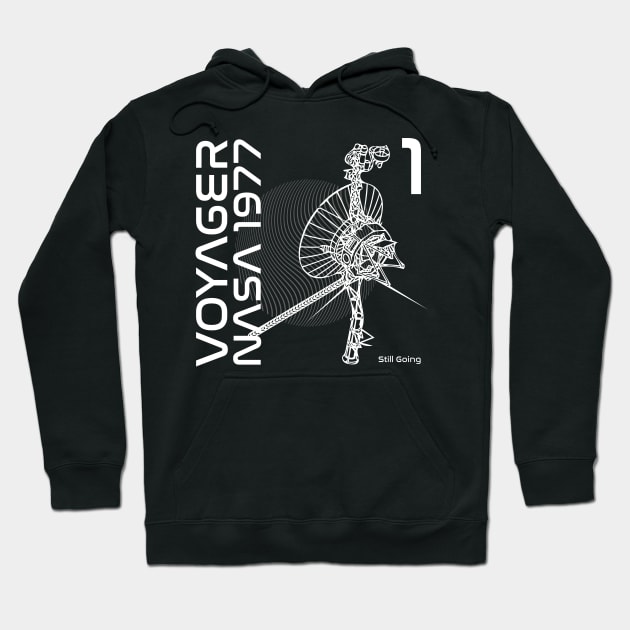 Voyager Still Going (light) Hoodie by Doc Multiverse Designs